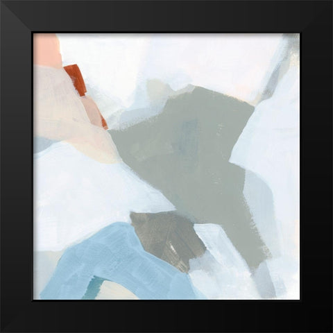 Patch Pocket II Black Modern Wood Framed Art Print by Vess, June Erica