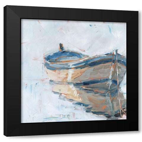 Still Water Reflections I Black Modern Wood Framed Art Print with Double Matting by Harper, Ethan