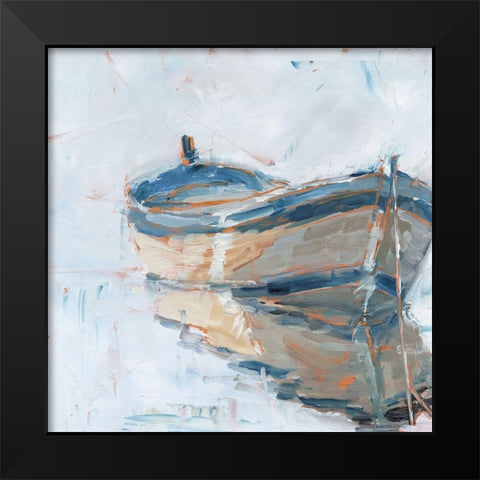 Still Water Reflections I Black Modern Wood Framed Art Print by Harper, Ethan