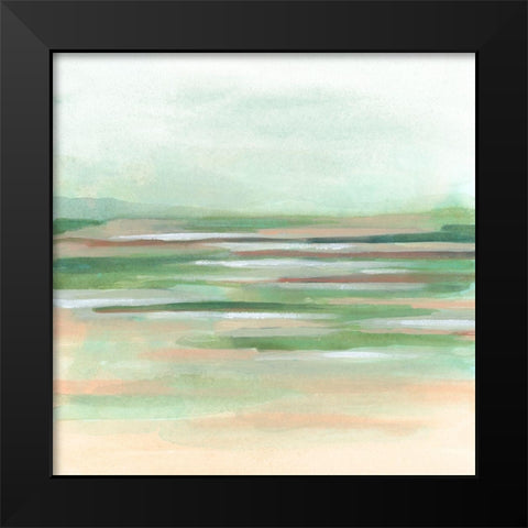 Tranquil Inlet I Black Modern Wood Framed Art Print by Vess, June Erica