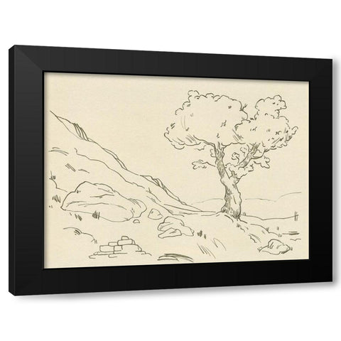 Christchurch Oak I Black Modern Wood Framed Art Print by Green, Jacob