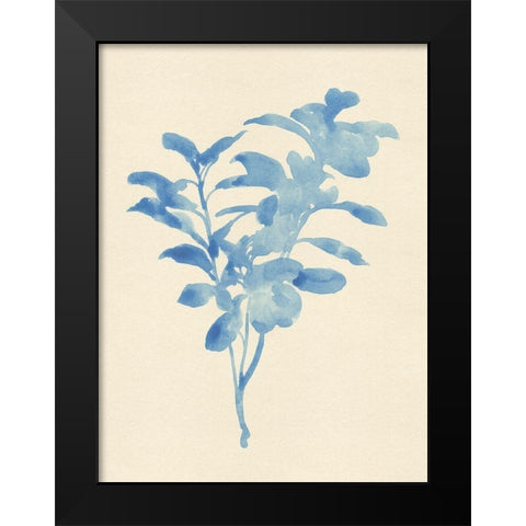 Verditer Fig II Black Modern Wood Framed Art Print by Green, Jacob