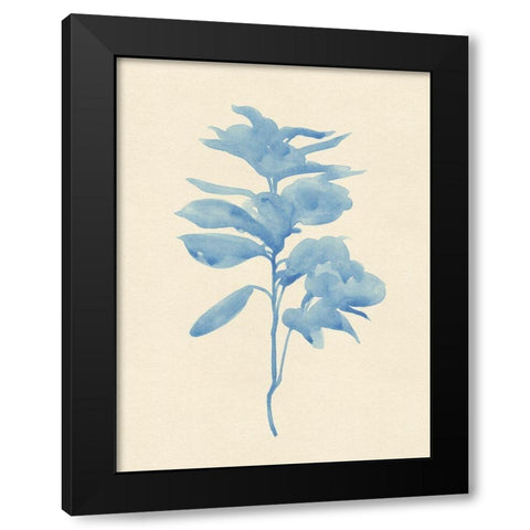 Verditer Fig III Black Modern Wood Framed Art Print with Double Matting by Green, Jacob