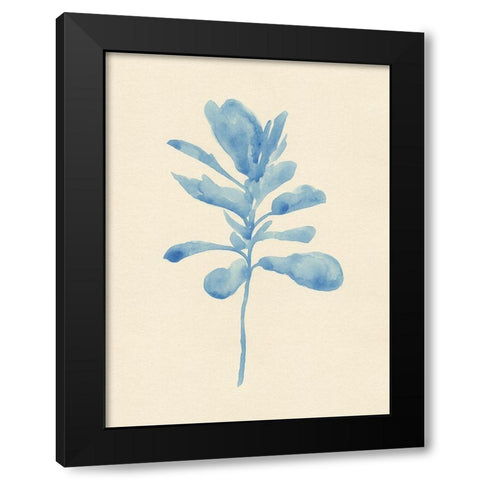 Verditer Fig IV Black Modern Wood Framed Art Print by Green, Jacob