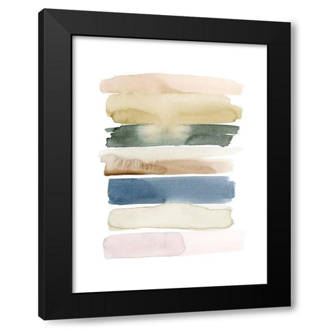 Faint Swatches II Black Modern Wood Framed Art Print by Popp, Grace