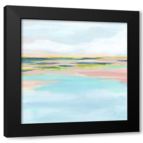 Candy Cove I Black Modern Wood Framed Art Print with Double Matting by Vess, June Erica