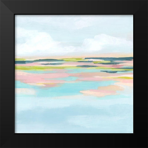 Candy Cove II Black Modern Wood Framed Art Print by Vess, June Erica