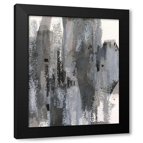 Loft Pastel III Black Modern Wood Framed Art Print with Double Matting by Dixon, Samuel