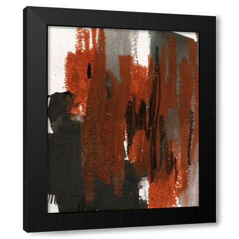 Loft Pastel VI Black Modern Wood Framed Art Print with Double Matting by Dixon, Samuel