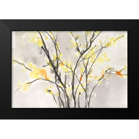 Blissful Elegance II Black Modern Wood Framed Art Print by Dixon, Samuel