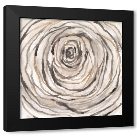 Twisted Branch II Black Modern Wood Framed Art Print by Dixon, Samuel