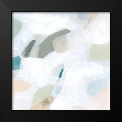 Muted Mosaic I Black Modern Wood Framed Art Print by Vess, June Erica