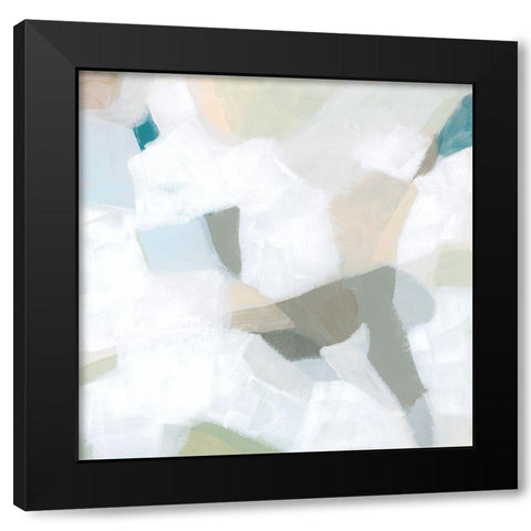Muted Mosaic II Black Modern Wood Framed Art Print by Vess, June Erica