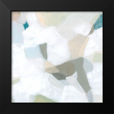 Muted Mosaic II Black Modern Wood Framed Art Print by Vess, June Erica