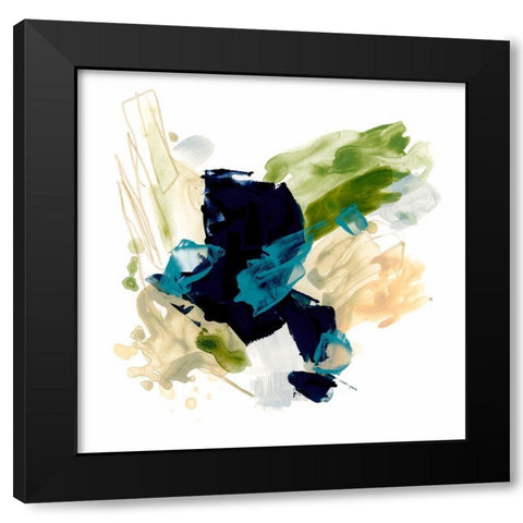 Palette Motion I Black Modern Wood Framed Art Print by Vess, June Erica