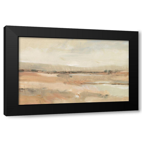 Earth Tone Landscape I Black Modern Wood Framed Art Print with Double Matting by OToole, Tim