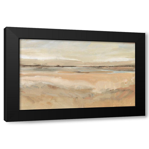 Earth Tone Landscape II Black Modern Wood Framed Art Print by OToole, Tim