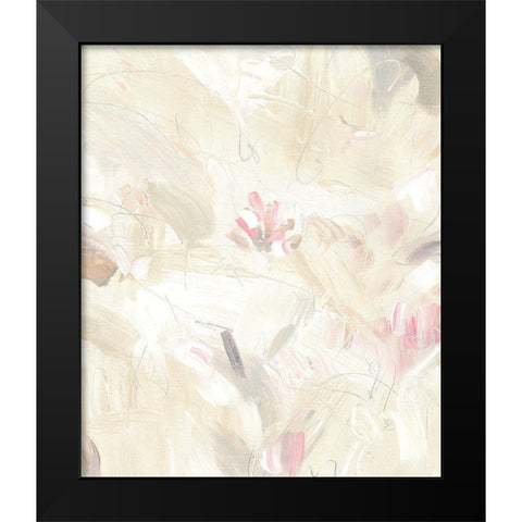 Soft Abstraction II Black Modern Wood Framed Art Print by OToole, Tim