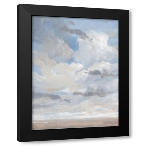 Sky Blue I Black Modern Wood Framed Art Print with Double Matting by OToole, Tim