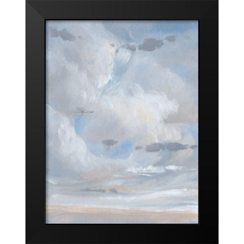 Sky Blue II Black Modern Wood Framed Art Print by OToole, Tim