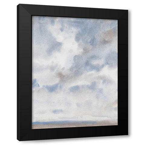 Sky Blue III Black Modern Wood Framed Art Print with Double Matting by OToole, Tim