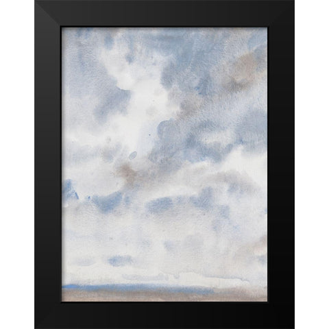 Sky Blue III Black Modern Wood Framed Art Print by OToole, Tim