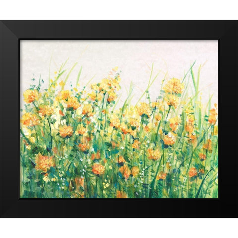 Garden in Bloom IV Black Modern Wood Framed Art Print by OToole, Tim