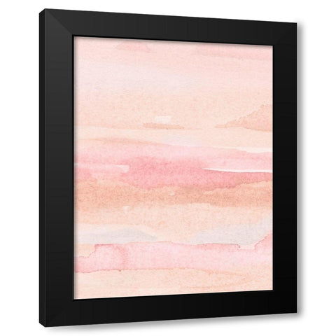 Rose Fade II Black Modern Wood Framed Art Print by Scarvey, Emma