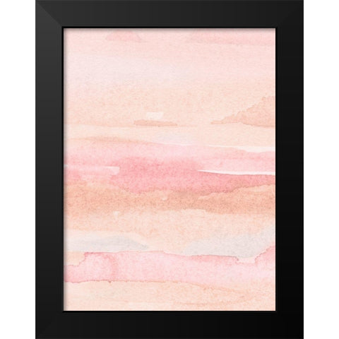 Rose Fade II Black Modern Wood Framed Art Print by Scarvey, Emma