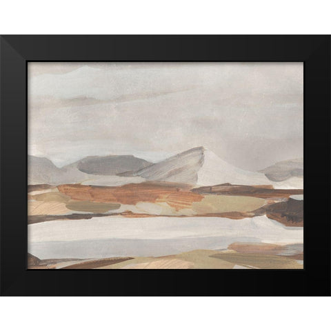 Dusky Mountain II Black Modern Wood Framed Art Print by Warren, Annie