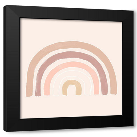 Bohemian Arc I Black Modern Wood Framed Art Print with Double Matting by Vess, June Erica