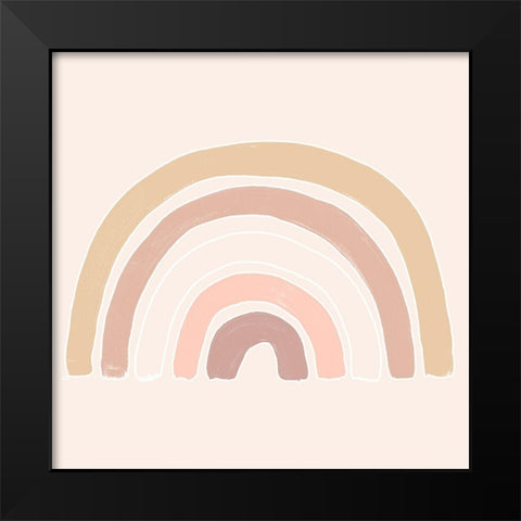 Bohemian Arc II Black Modern Wood Framed Art Print by Vess, June Erica