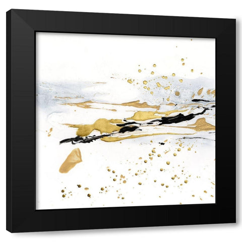 Golden Kelp III Black Modern Wood Framed Art Print with Double Matting by Harper, Ethan
