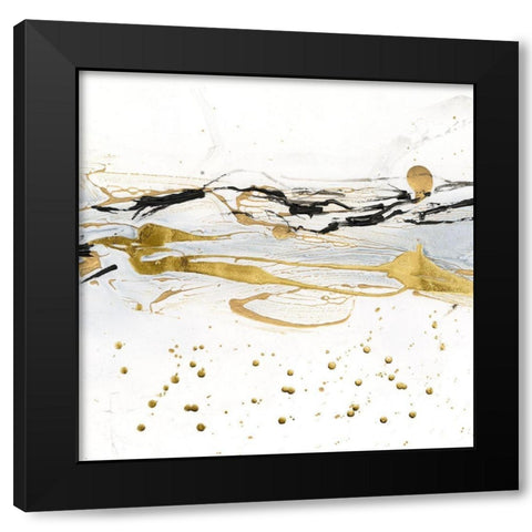 Golden Kelp IV Black Modern Wood Framed Art Print with Double Matting by Harper, Ethan