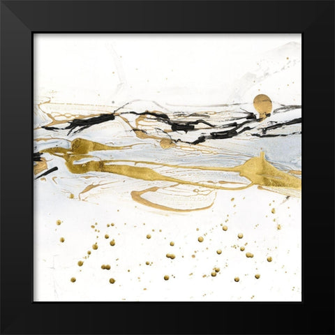 Golden Kelp IV Black Modern Wood Framed Art Print by Harper, Ethan