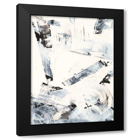 Fractured Ice II Black Modern Wood Framed Art Print by Harper, Ethan