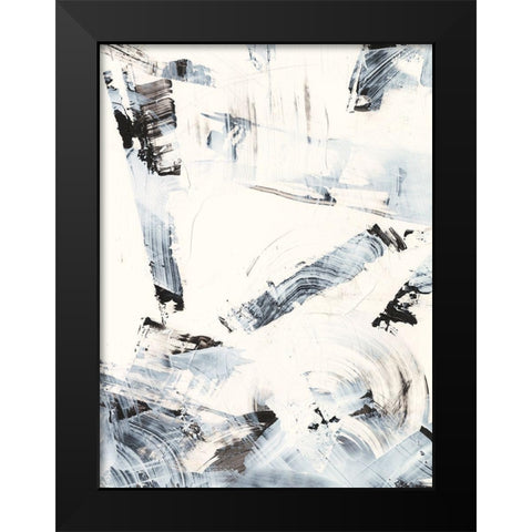 Fractured Ice II Black Modern Wood Framed Art Print by Harper, Ethan