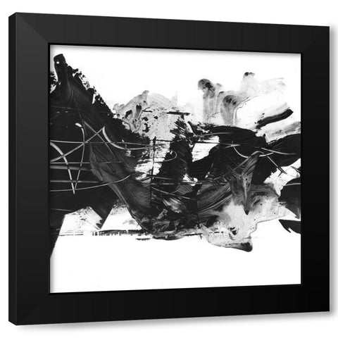Make Some Noise I Black Modern Wood Framed Art Print by Harper, Ethan