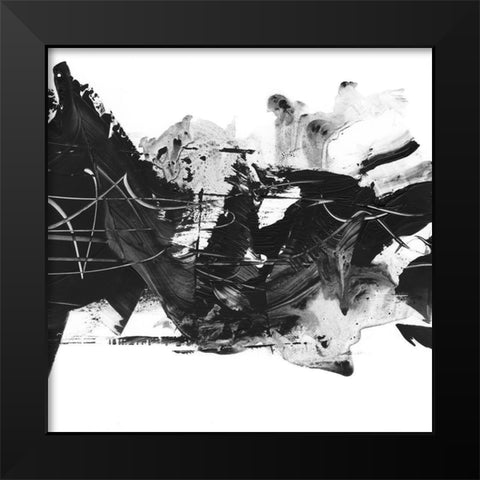 Make Some Noise I Black Modern Wood Framed Art Print by Harper, Ethan