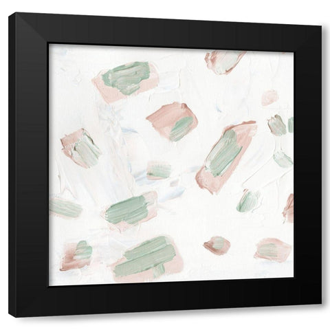 Blushing IV Black Modern Wood Framed Art Print with Double Matting by Wang, Melissa