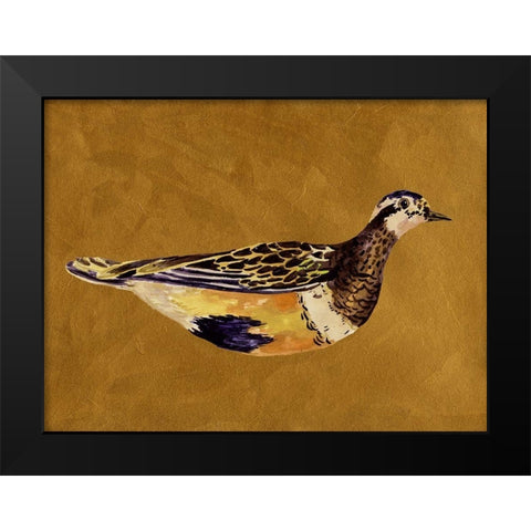 Feathered Friend II Black Modern Wood Framed Art Print by Wang, Melissa