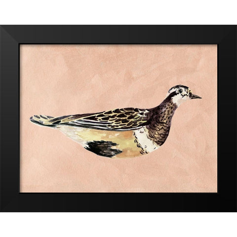 Feathered Friend IV Black Modern Wood Framed Art Print by Wang, Melissa