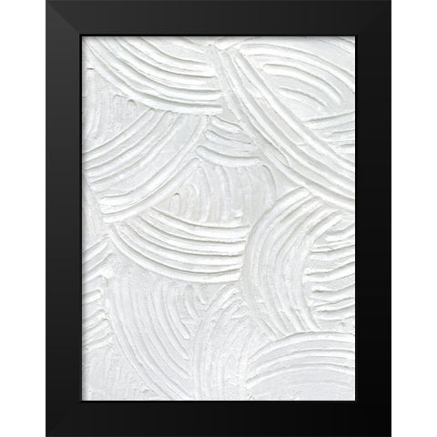 Sandstone Grooves II Black Modern Wood Framed Art Print by Caroline, Emma