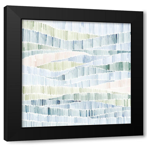 Fragmented Marsh I Black Modern Wood Framed Art Print with Double Matting by Popp, Grace