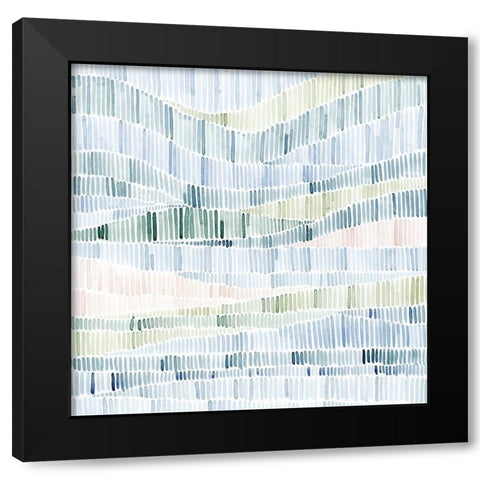 Fragmented Marsh II Black Modern Wood Framed Art Print with Double Matting by Popp, Grace