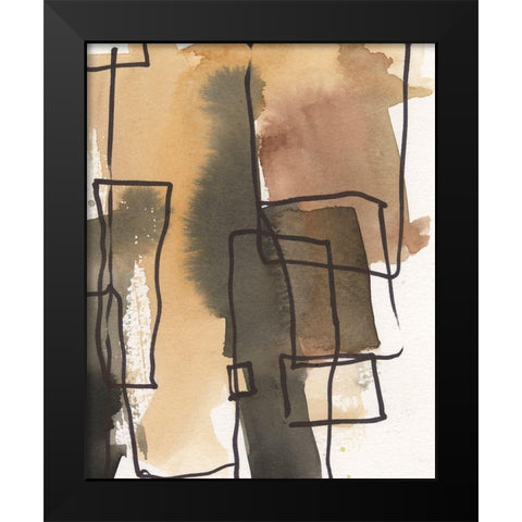 Retro Vibe III Black Modern Wood Framed Art Print by Dixon, Samuel