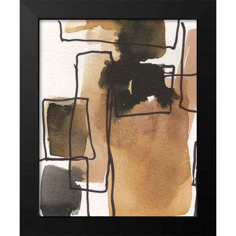 Retro Vibe IV Black Modern Wood Framed Art Print by Dixon, Samuel