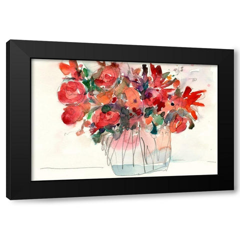 The Small Bunch I Black Modern Wood Framed Art Print by Dixon, Samuel