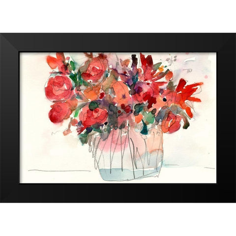 The Small Bunch I Black Modern Wood Framed Art Print by Dixon, Samuel