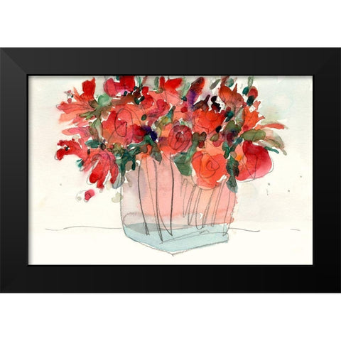 The Small Bunch II Black Modern Wood Framed Art Print by Dixon, Samuel